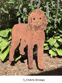 Goldendoodle Garden Stake