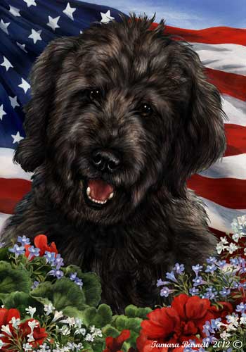 Goldendoodle House Flag