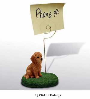 Goldendoodle Note Holder