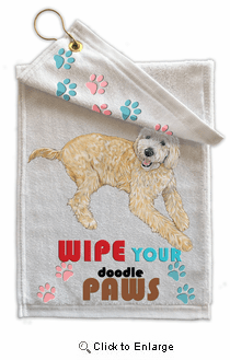 Goldendoodle Paw Wipe Towel