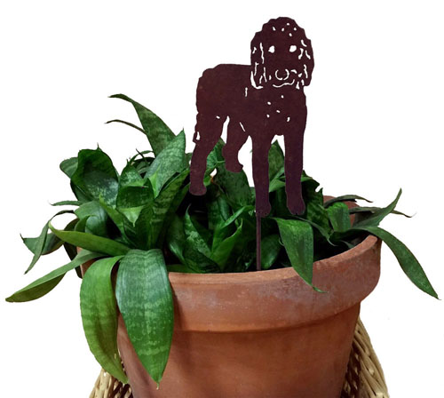 Goldendoodle Plant Stake