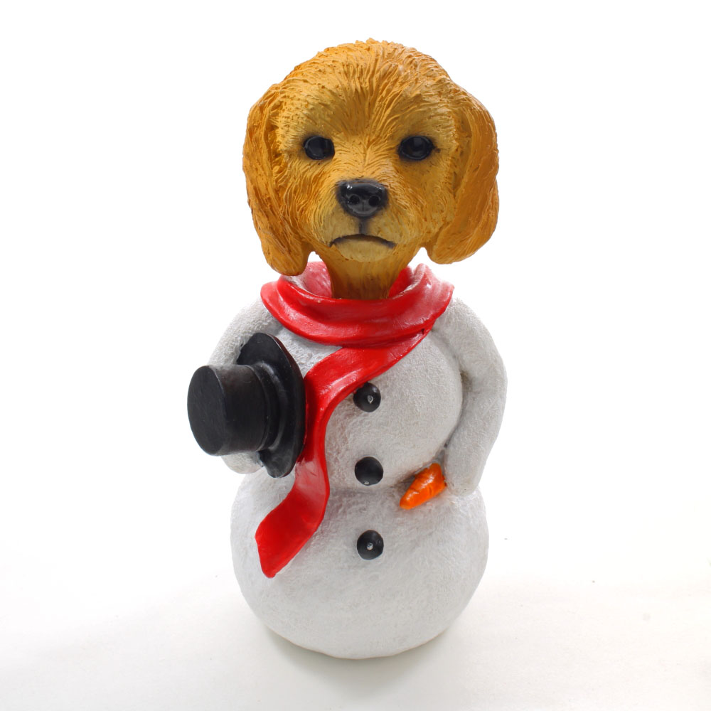 Goldendoodle Snowman Christmas Decoration