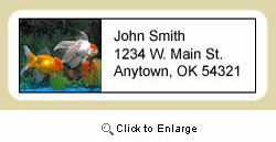 Goldfish Address Labels