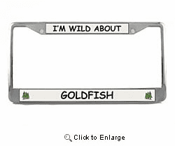 Goldfish License Plate Frame