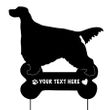 Gordon Setter Garden Stake