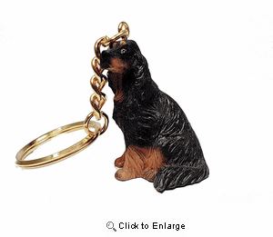 Gordon Setter Keychain