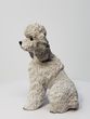 Gray Poodle Figurine