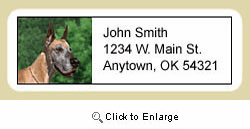 Great Dane Address Labels