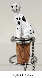 Great Dane Bottle Stopper (Harlequin Uncropped)