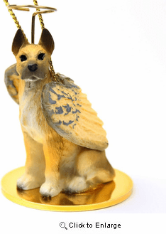 Great Dane Christmas Ornament Angel