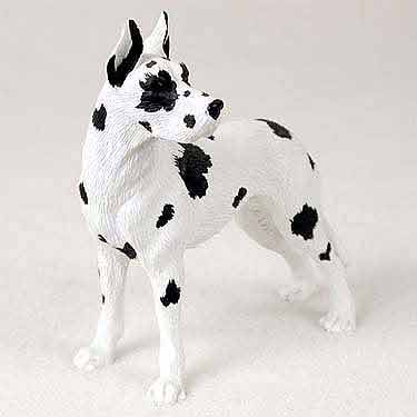 Great Dane Figurine Harlequin