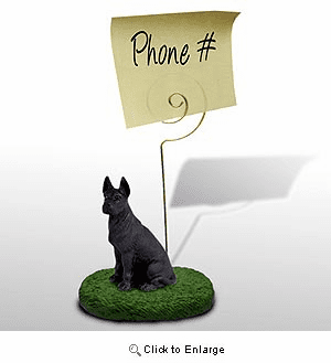 Great Dane Note Holder