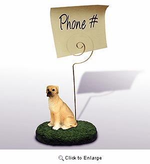 Great Dane Note Holder (Fawn Uncropped)