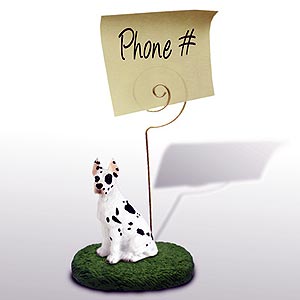 Great Dane Note Holder (Harlequin)