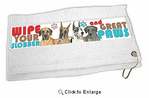 Great Dane Paw Wipe Towel