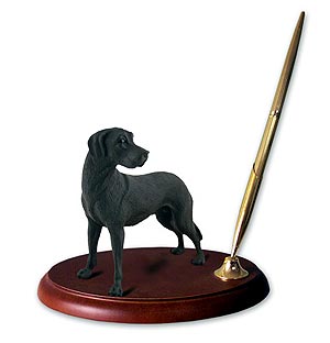 Great Dane Pen Holder (Black Uncropped)