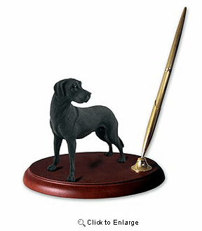 Great Dane Pen Holder (Black Uncropped)