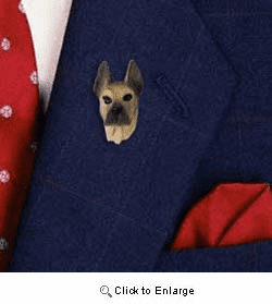 Great Dane Pin Hand Painted Resin