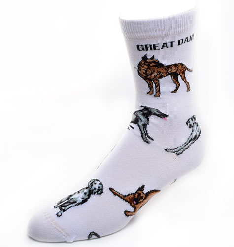 Great Dane Socks Poses 2