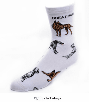Great Dane Socks Poses 2