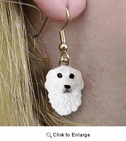 Great Pyrenees Authentic Earrings