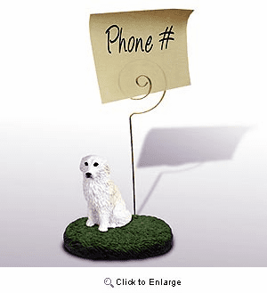 Great Pyrenees Note Holder