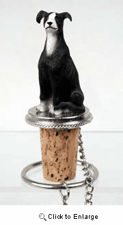 Greyhound Bottle Stopper