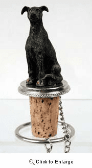 Greyhound Bottle Stopper (Brindle)