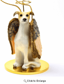 Greyhound Christmas Ornament Angel