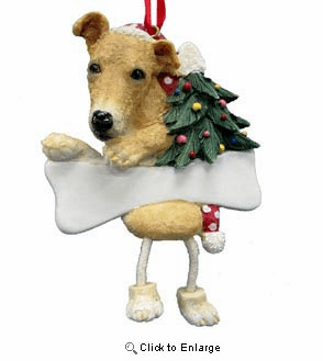 Greyhound Christmas Tree Ornament - Personalize