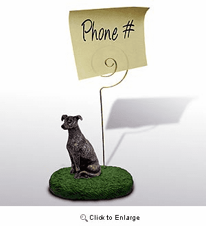 Greyhound Note Holder (Brindle)