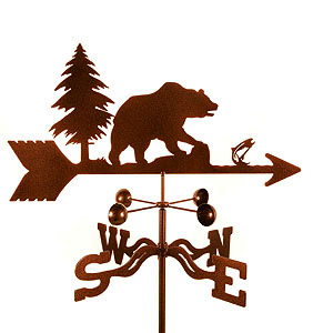 Grizzly Bear Weathervane