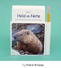 Groundhog Hold-a-Note