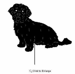 Havanese Garden Stake
