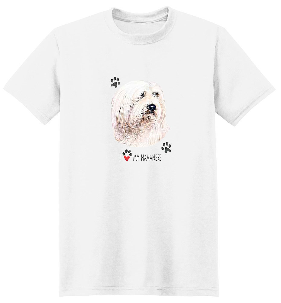 Havanese T-Shirt - I Heart My