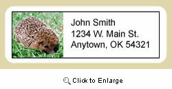 Hedgehog Address Labels