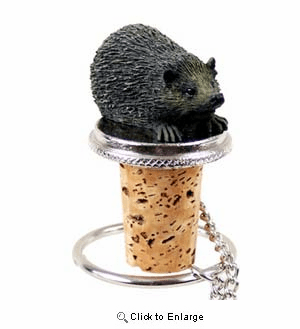 Hedgehog Bottle Stopper