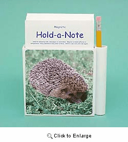 Hedgehog Hold-a-Note