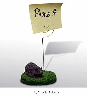 Hedgehog Note Holder