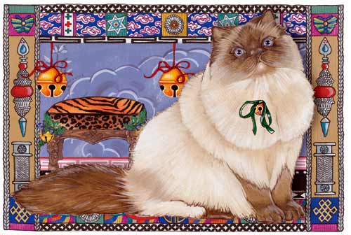 Himalayan Cat Christmas Cards