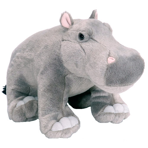 Wild Republic Hippo Plush Stuffed Animal Cuddlekins 14