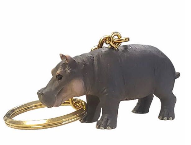 Hippopotamus Keychain