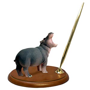 Hippopotamus Pen Holder