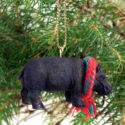 Hippopotamus Tiny One Christmas Ornament