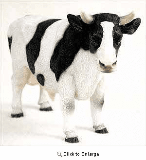 Holstein Bull Figurine