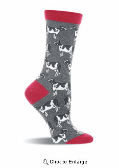 Holstein Cow Socks