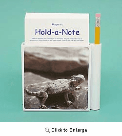Horned Toad Hold-a-Note