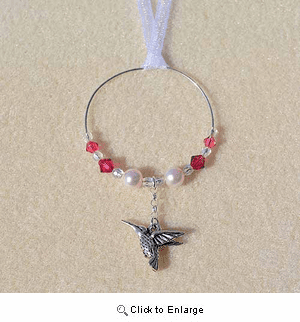Hummingbird Car Charm - Sun Catcher