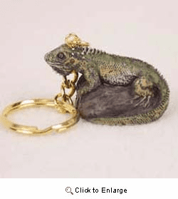 Iguana Keychain