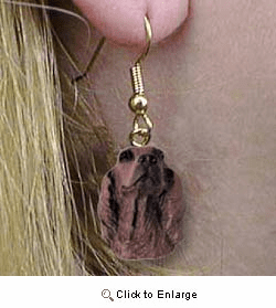 Irish Setter Authentic Earrings